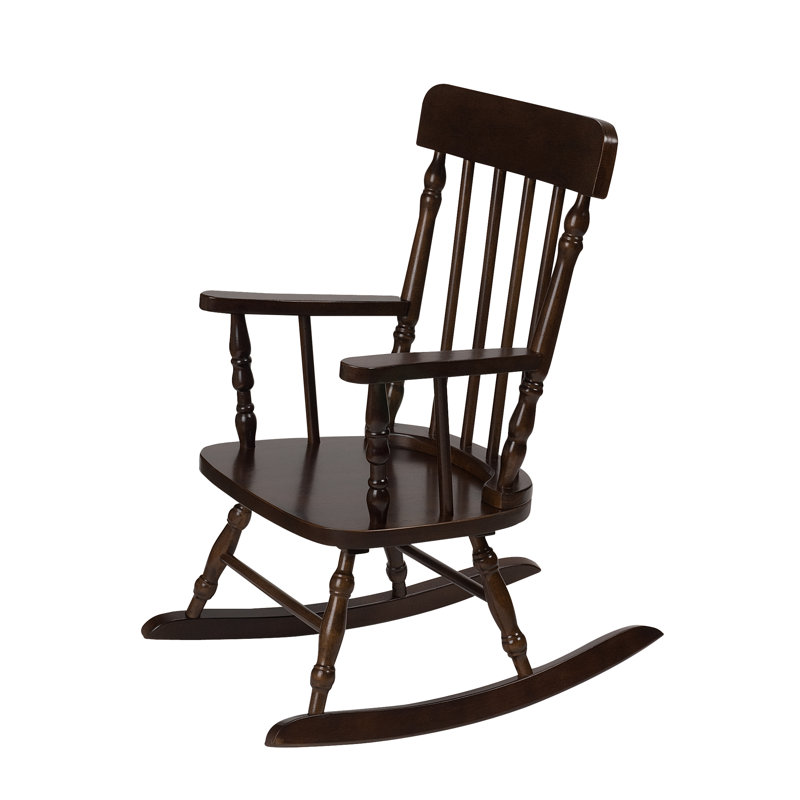 Chaise berçante pour enfants Belmoor, Espresso
