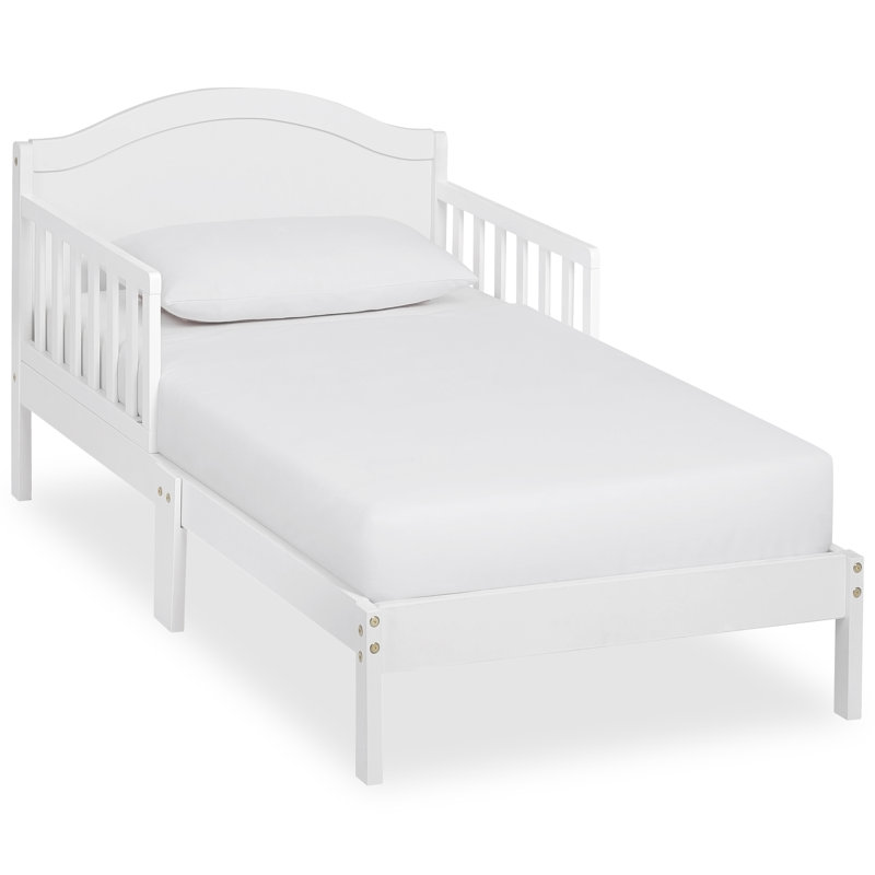 Lit en bois massif pour tout-petit Sydney par Dream On Me, Blanc