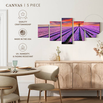 Lavender Rows Windmills