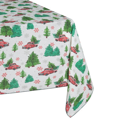 Nappe de Noël floral en mélange de coton Eyers