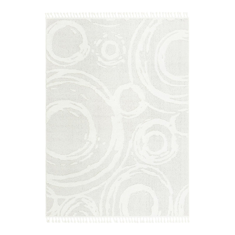 Dequantae Abstract Indoor Rug, Rectangle 7'10" x 10'