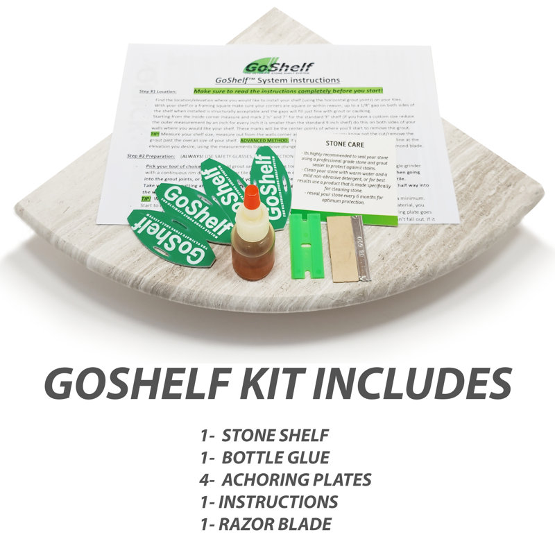 Systèmes GoShelf - Blanc, 8"