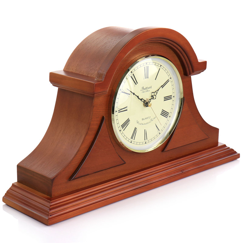 Horloge de table Analog, Acajou