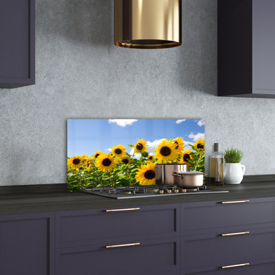 50cm W x 100cm L Glass Peel and Stick Panel