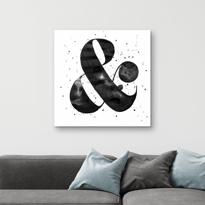 Ampersand - 32"x32" art on canvas
