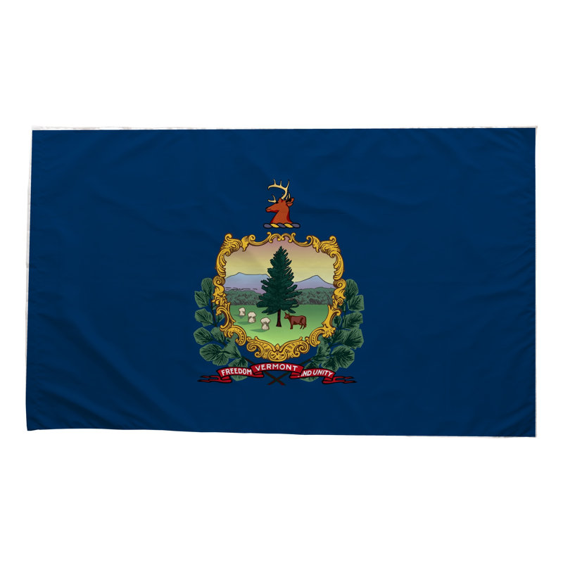 Drapeau de l'État du Vermont - drapeau extérieur