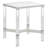 Mechille Glass Top End Table-1691327330