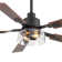 52'' Toretto 5 - Blade Ceiling Fan with Remote Control and Light Kit Included