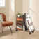 Sleek Compact Iron Storage Cart - Rolling Under-Desk Bookshelf With Easy Assembly And Painted Finish For Home & Office