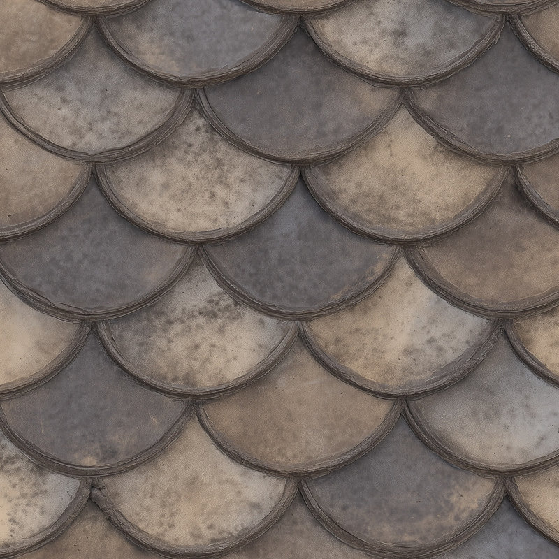 Scalloped Wallpaper Geometric Rustic Wall Mural