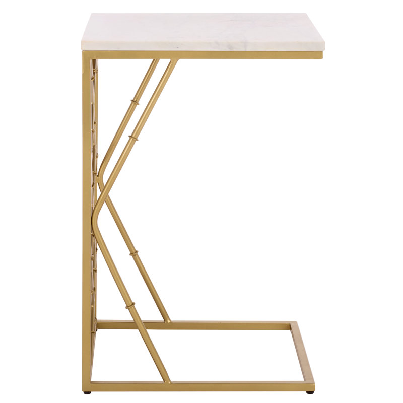 Vinona Marble Top End Table
