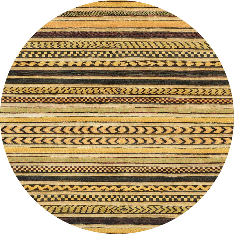 Abstract Indoor Rug, Round 3'