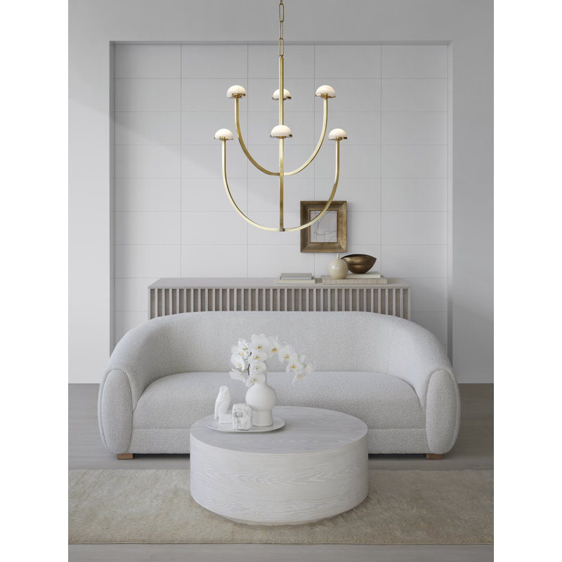 Kelly Wearstler Pedra Large Two-Tier Chandelier, Polished Nickel