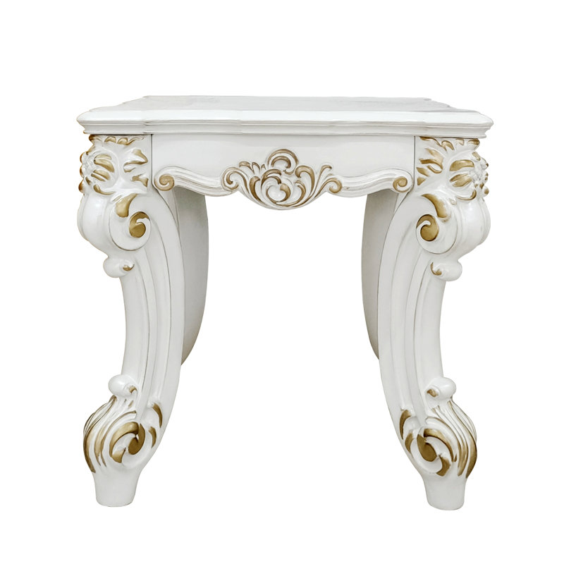 Table de bout carrée Haylah, H 26,05 po x l 26,05 po x P 26,05 po