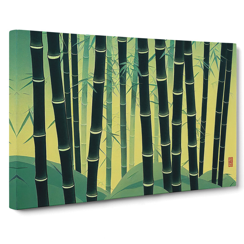 Majestic Bamboo Forest - Wrapped Canvas