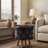 Rectangle Upholstered Wool Ottoman For Comfortable Footrest And Versatile Home Use, Perfect For Relaxation And Space Efficiency.