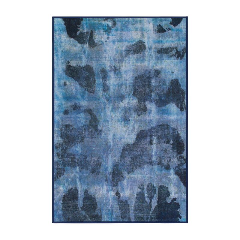 Abstract Indoor Rug, Rectangle 7' x 9'