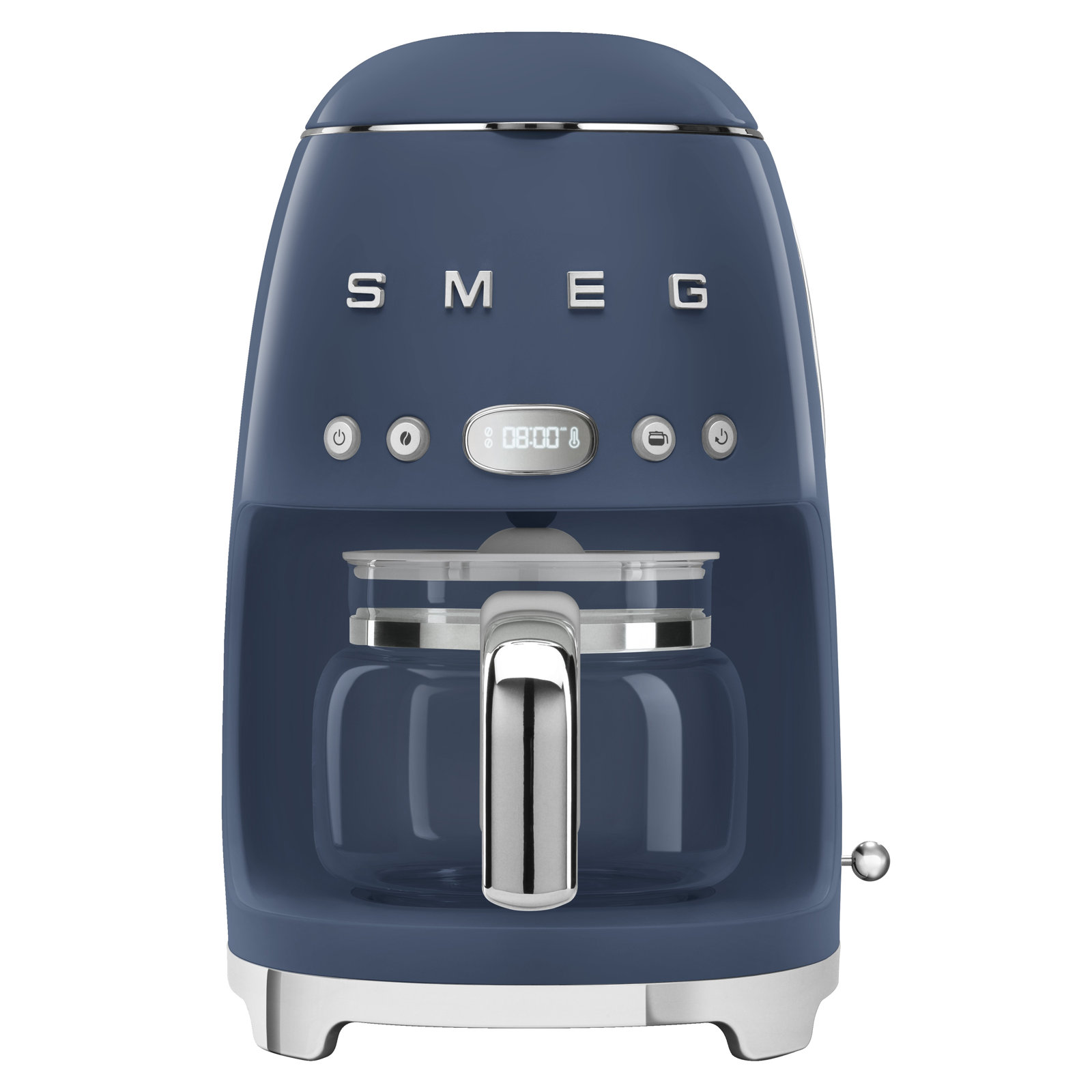 SMEG 50's Retro 10-Cup Drip Coffee Machine, Navy