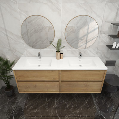 Meuble-lavabo double 72 po