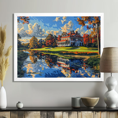 Automne Country Club Charm I - salon d'art mural Country Country