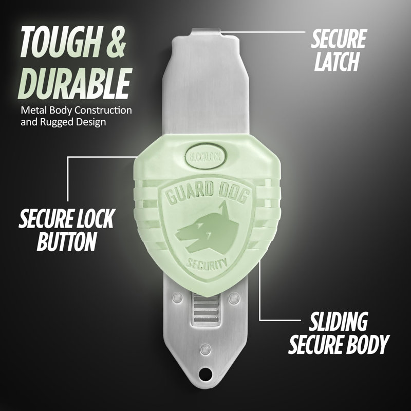 Serrure de porte portable pour la sécurité des hôtels, des appartements et des maisons, sécurité de voyage durable, 1