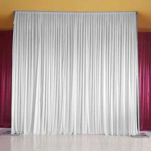 2 Panels Wedding Arch Draping Fabric 6 Yards Backdrop Curtain (set