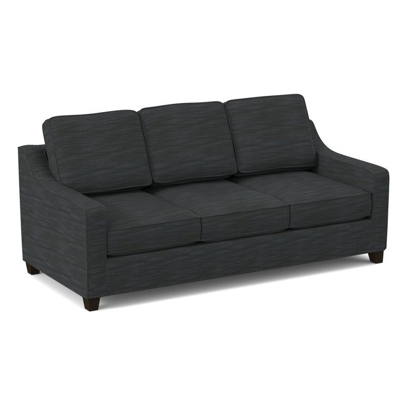 Clark 82" Square Arm Sofa Bed Sleeper with Reversible Cushions, Cafelle, Ridgecrest Midnight, Innerspring