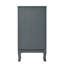 Buffet industriel gris avec capacité de rangement abondante - rétro à 4 portes. Belles portes en verre. Convient au vestibule, à la salle à manger, à la cuisine et au salon. Installation sans effort. Élégant-627068848