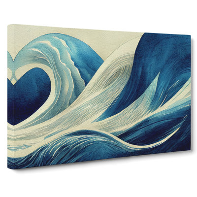 Surrealistic Ocean Wave Vol.2 - Wrapped Canvas Print