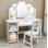 Ensemble coiffeuse et miroir pour enfants Causey