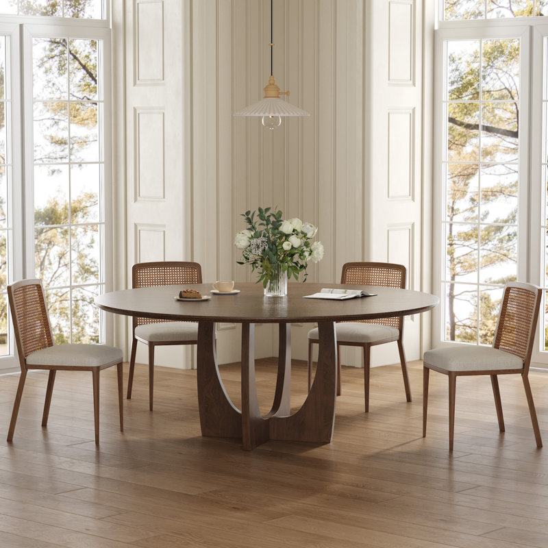 Table de salle à manger 60 ", Noyer