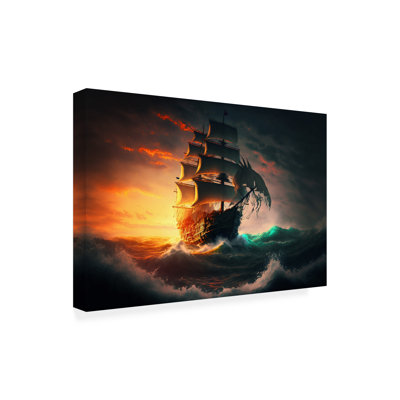 «Fantasy The Flying Dutchman», impression sur toile