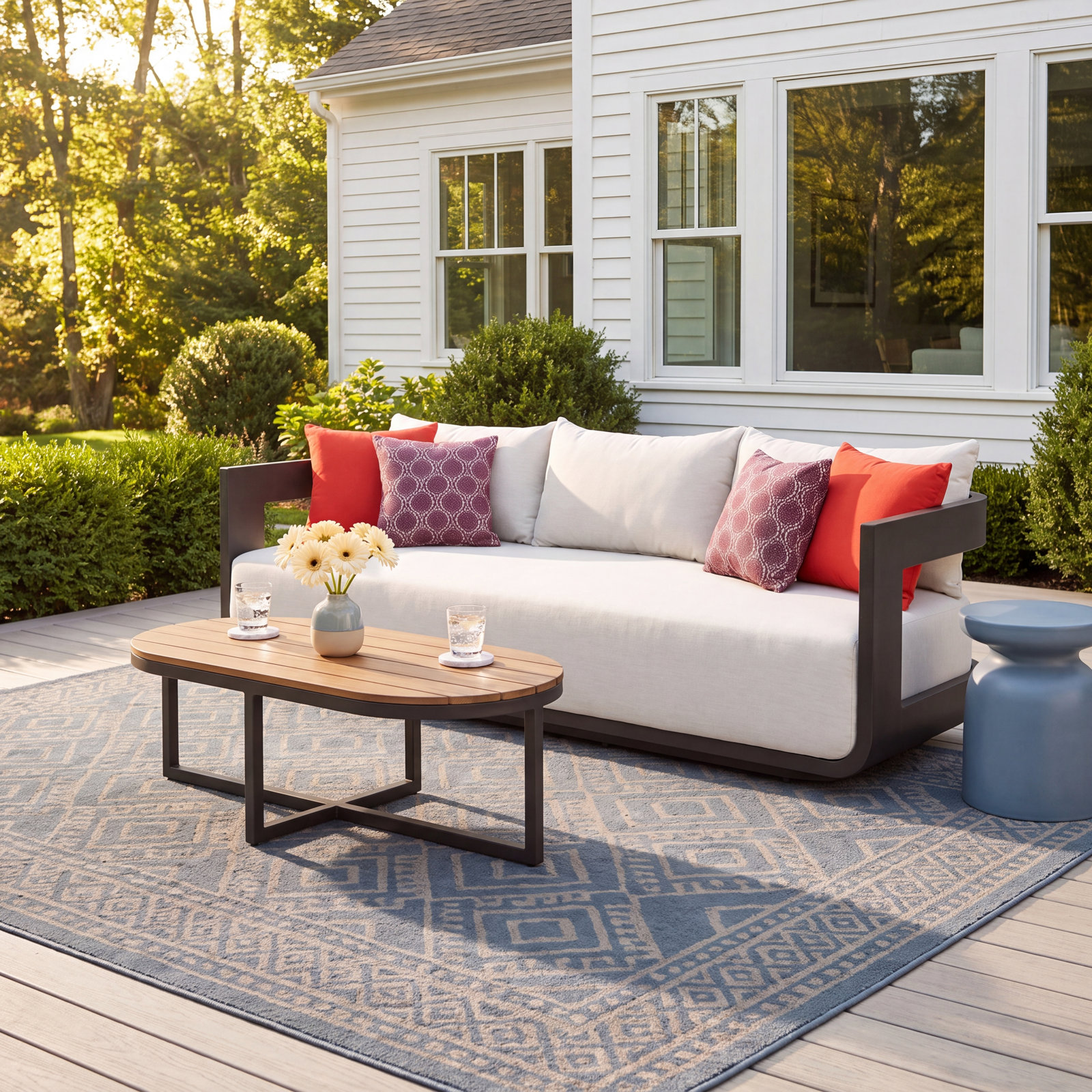 Johnny 84" Sunbrella® Patio Sofa