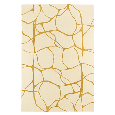 Ambre Handmade Wool Abstract Area Rug