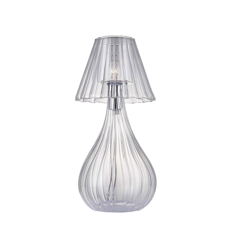 VT série verre 18,2" lampe de Table