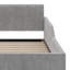 Lit tapissier au sol, lit d'enfant avec bureau de chevet et petit tabouret rond-1052588868-1052588869