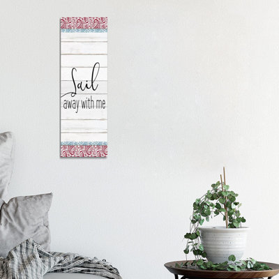 Whale Tail I by Kimberly Allen - Wrapped Canvas Panoramic Print