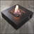 Fiber Reinforced Concrete Propane/Natural Gas Fire Pit Table-113988216