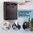 Medium Drop Box Wall Mounted Locking Mailbox With Key And Combination Lock-87104162-87104161