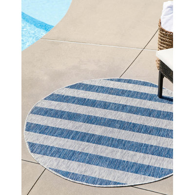 Tapis d'extérieur scintillant couleur azur