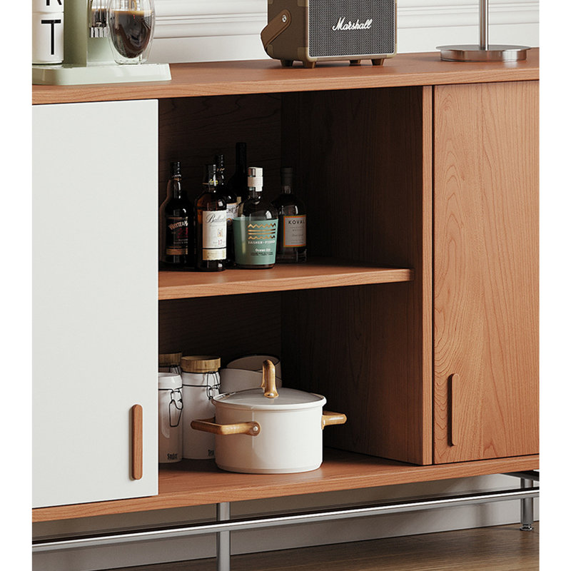 Table buffet Classic Classic, Brun et blanc