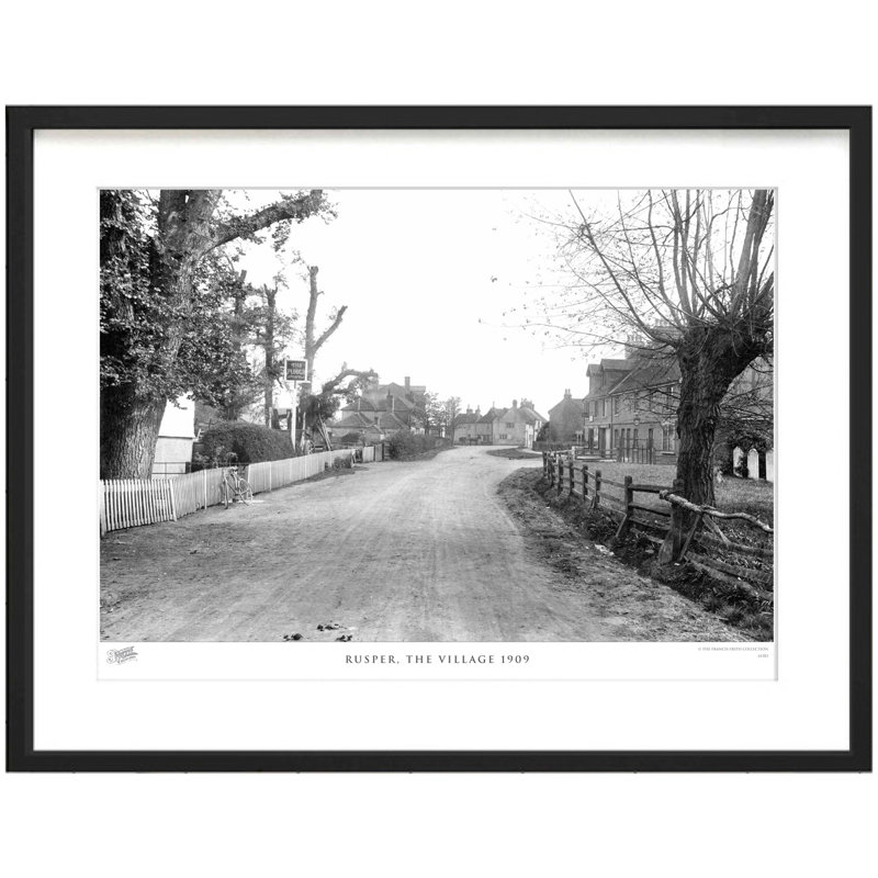 Rusper, The Village 1909 by Francis Frith - Single Picture Frame Print, 60cm H x 80cm W x 2.3cm D