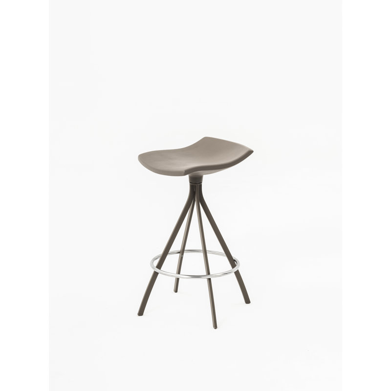 Gimlet Swivel Counter Stool, Beige Grey