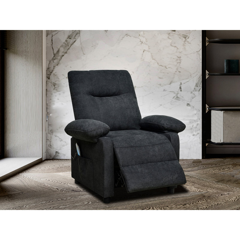 Fauteuil inclinable Ronzell, Noir