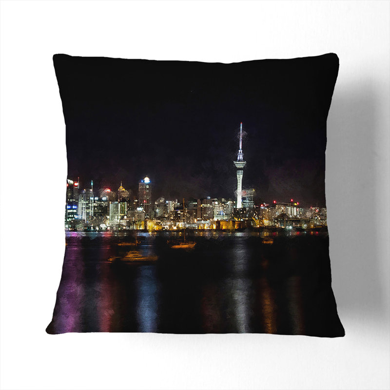 Square Cushion, 40cm W x 40cm D x 15cm D, White