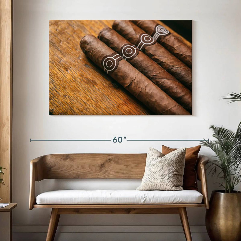Cigares cubains brun Senne, H 32 po x l 48 po