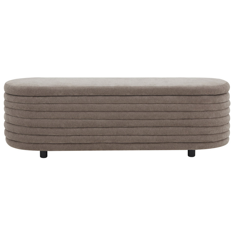 Delray Upholstered Flip Top Storage Bench