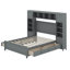 Lit plateforme double avec rangement double-1163661477