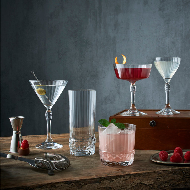 Bormioli Rocco Florian Martini Cocktail Glass, Set of 4 - Clear