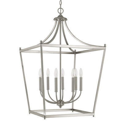 Stanton 8 - Light Dimmable Lantern Geometric Chandelier